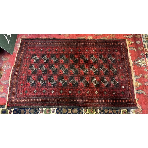 263 - 3 Afghanistan handwoven prayer mats