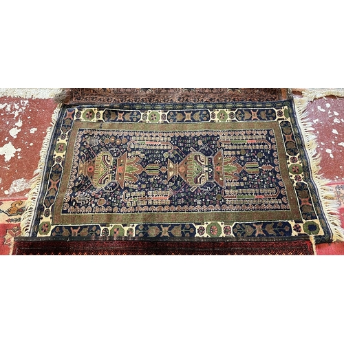 263 - 3 Afghanistan handwoven prayer mats