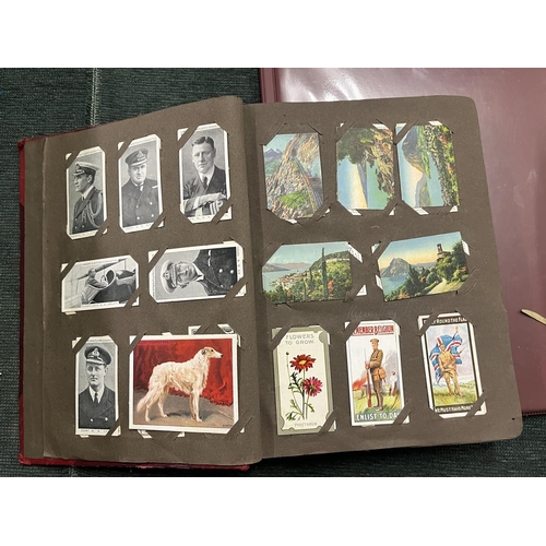 267 - 3 albums of cigarette cards