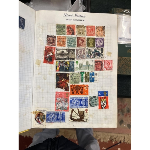 273 - Stamps - Populated stamp album