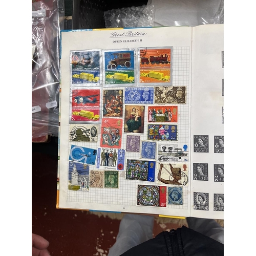 273 - Stamps - Populated stamp album