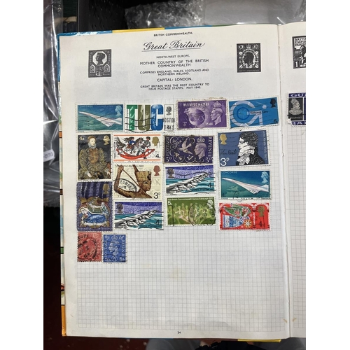 273 - Stamps - Populated stamp album