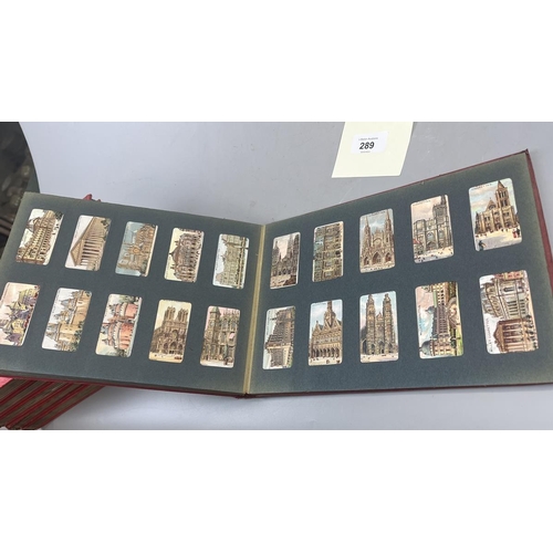 289 - 7 well populated Wills cigarette albums