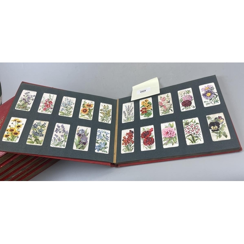 289 - 7 well populated Wills cigarette albums