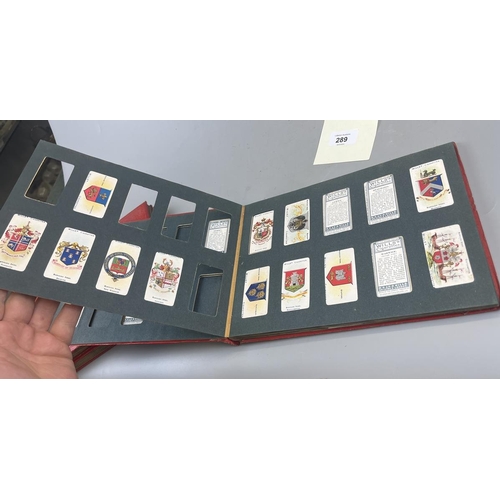 289 - 7 well populated Wills cigarette albums