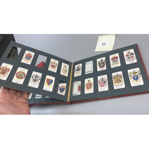 289 - 7 well populated Wills cigarette albums