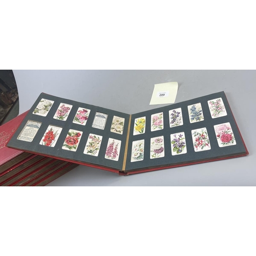 289 - 7 well populated Wills cigarette albums