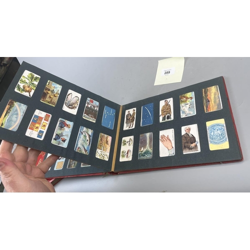 289 - 7 well populated Wills cigarette albums