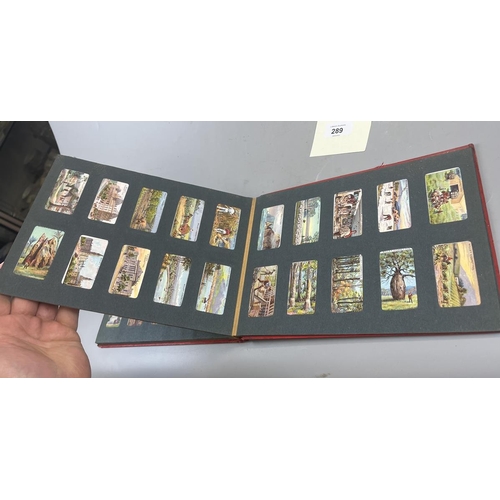 289 - 7 well populated Wills cigarette albums