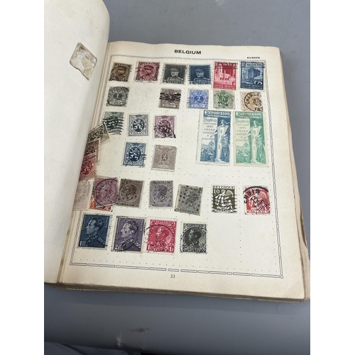 290 - Stamps - 4 well populated stamp albums