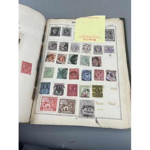 290 - Stamps - 4 well populated stamp albums