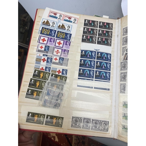 290 - Stamps - 4 well populated stamp albums