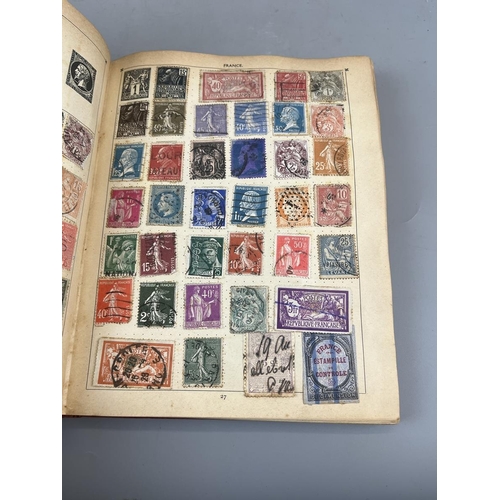 290 - Stamps - 4 well populated stamp albums