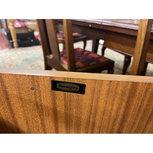 462 - Teak mid-century sideboard by Beautillity - Approx size: W: 162cm D: 46cm H: 73cm