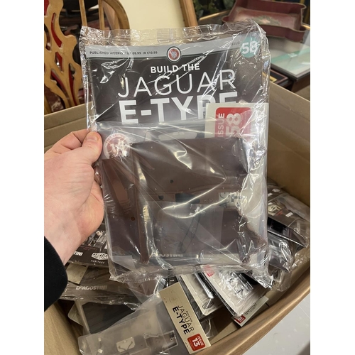 503 - Collection of build the Jaguar E type magazines part set
