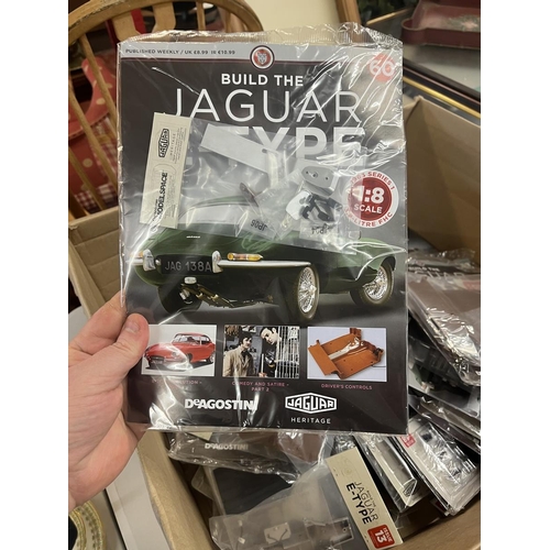 503 - Collection of build the Jaguar E type magazines part set