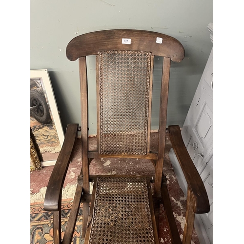 517 - Antique steamer chair