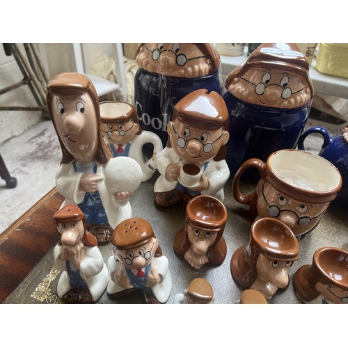 546 - Collection of Wade Tetley Tea characters and memorabilia