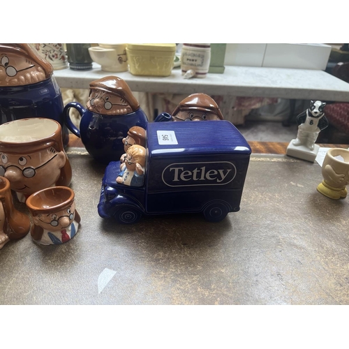 546 - Collection of Wade Tetley Tea characters and memorabilia