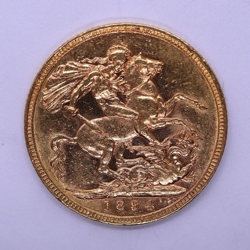 74 - Full sovereign 1894