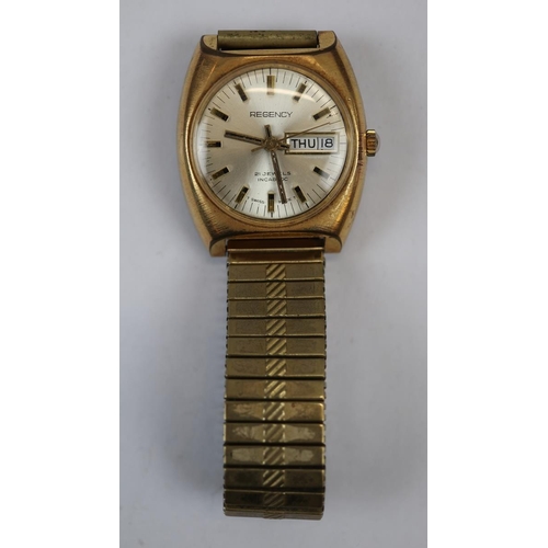 90 - Regency fully jewelled lever watch in original box