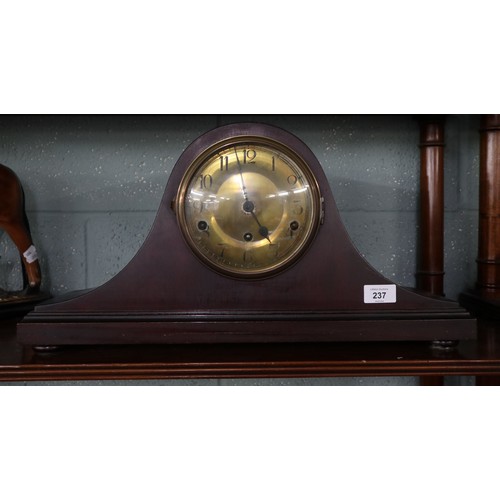 237 - Mantle clock by Conrad Felsing, Berlin with Westminster chime