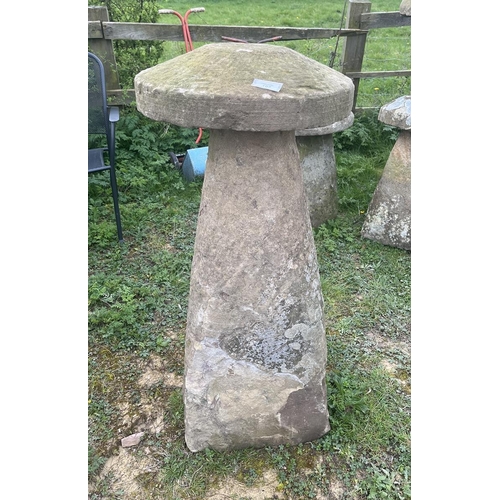 103 - Tall antique staddle stone - Approx height: 111cm