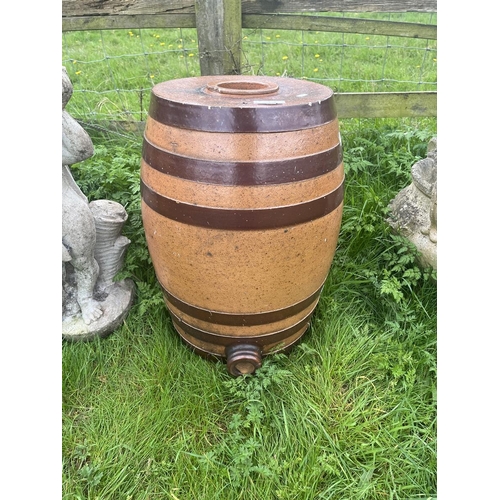 109 - Large glazed barrel