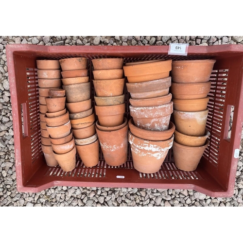 149 - Collection of small terracotta plant pots