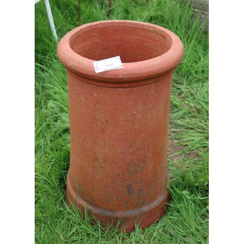 186 - Small terracotta chimney pot