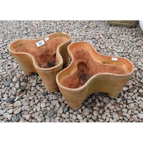 311 - Pair of terracotta pots