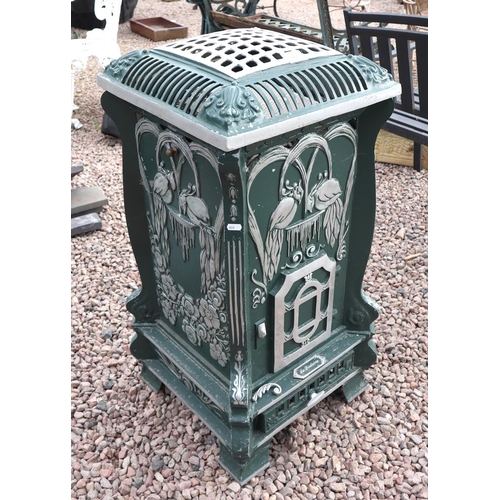 317 - French gas heater by La Fontaine