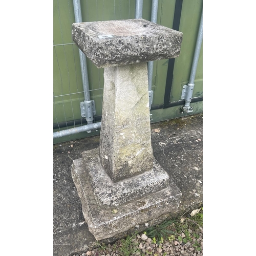 390 - Antique stone birdbath