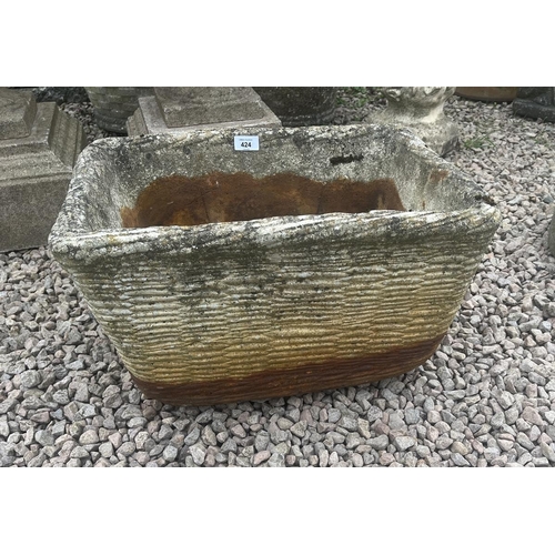 424 - Stone planter