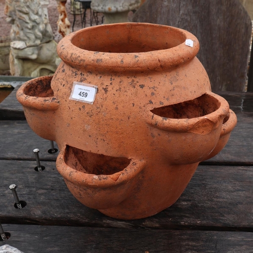 459 - Terracotta strawberry planter