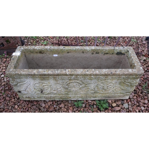 472 - Stone planter trough