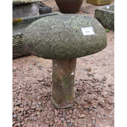 504 - Small stone mushroom