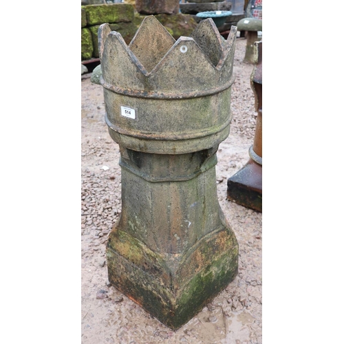 514 - Crown top chimney pot