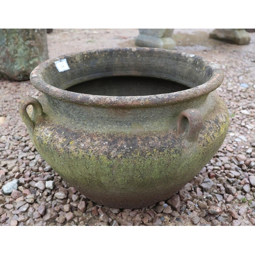 524 - Circular terracotta planter