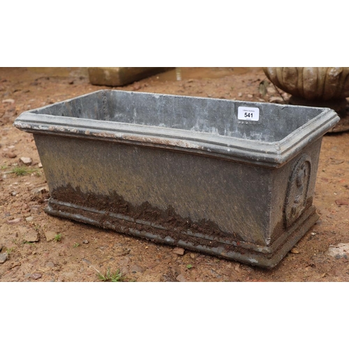 541 - Small lead planter trough