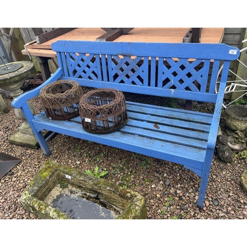 592 - Wooden garden bench