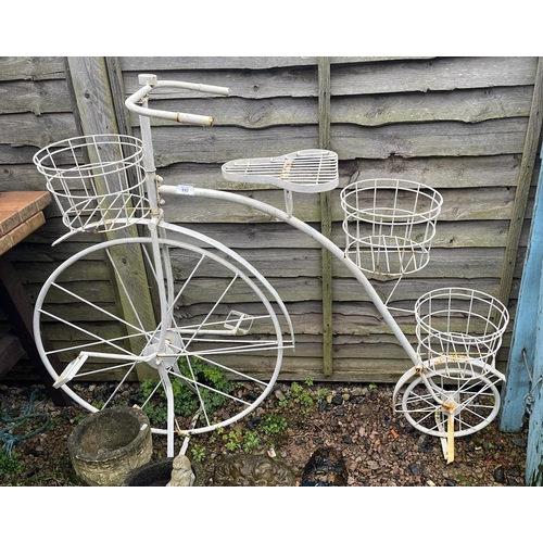 593 - Novelty Pennyfarthing plant stand