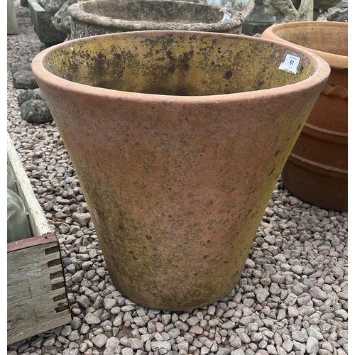 61 - Terracotta plant pot