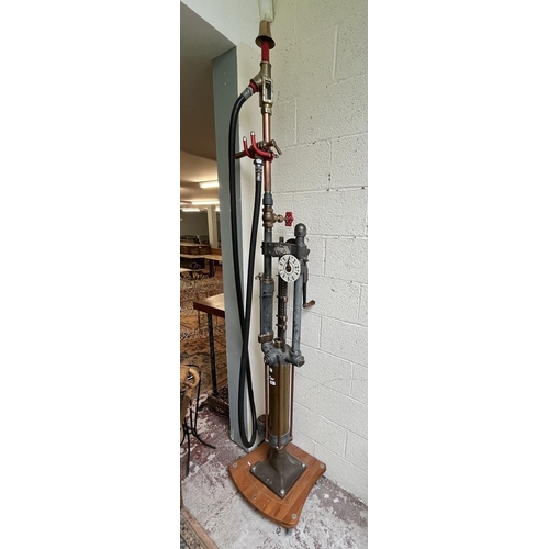 624 - Vintage Gilbert & Barker petrol pump - Approx height 245cm