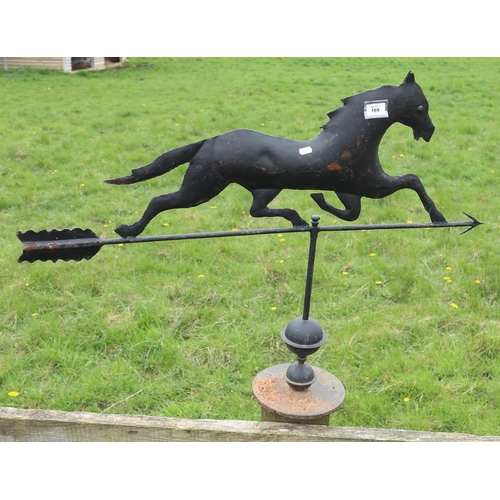 169 - Horse themed weather vane