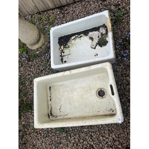 227 - Pair of Belfast sinks