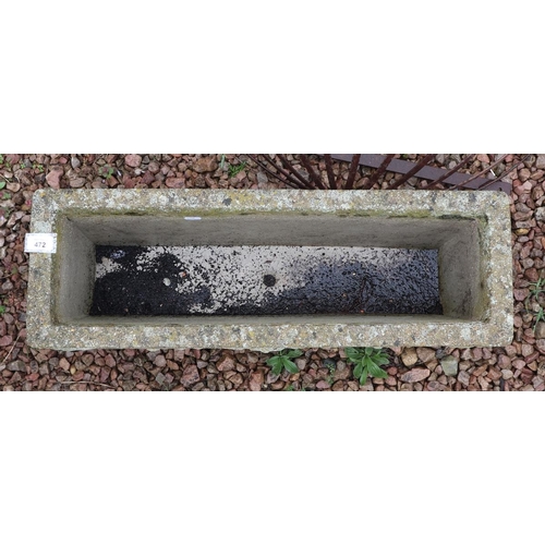 472 - Stone planter trough