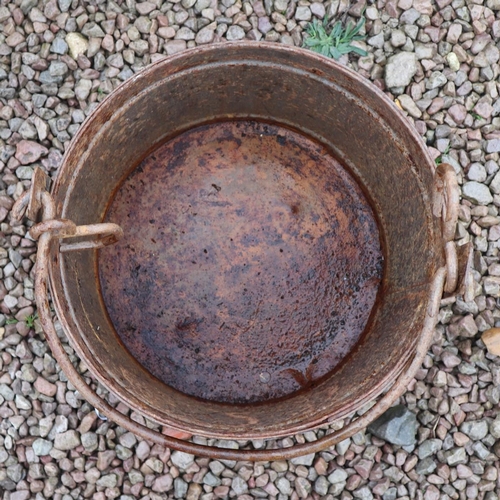 479 - Interesting metal bucket with handle