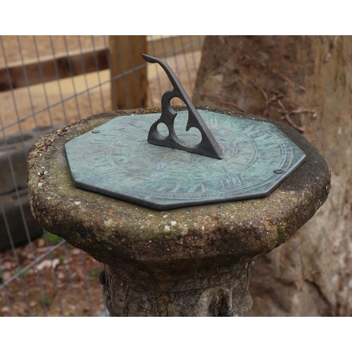 558 - Antique stone sundial