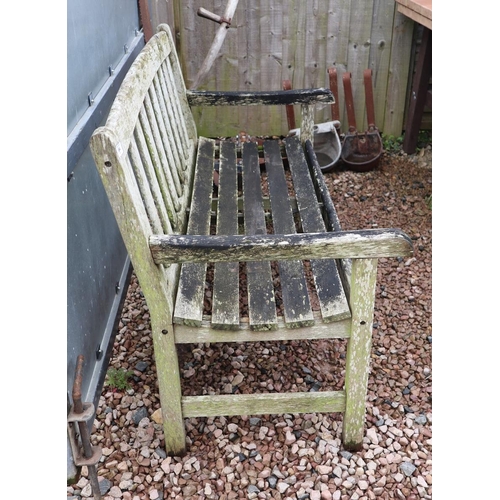 584 - Wooden garden bench